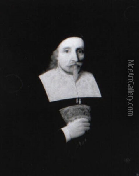 Portrait Of Governor John Endicott Oil Painting - James Frothingham