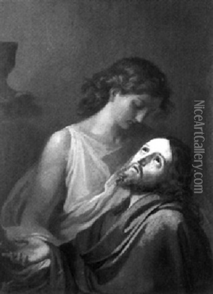 Christus Auf Dem Olberg Oil Painting - Melchior Paul Von Deschwanden