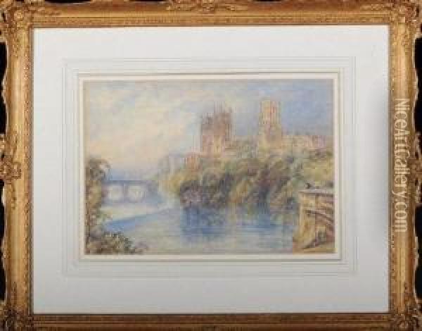 Durham Cathedral Oil Painting - Mary Weatherill