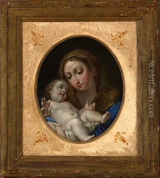 Madonna And Child Oil Painting - Carlo Maratta