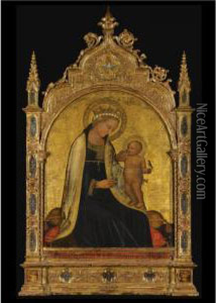 Madonna Of Humility Oil Painting - Pietro Di Domenico Da Montepulciano
