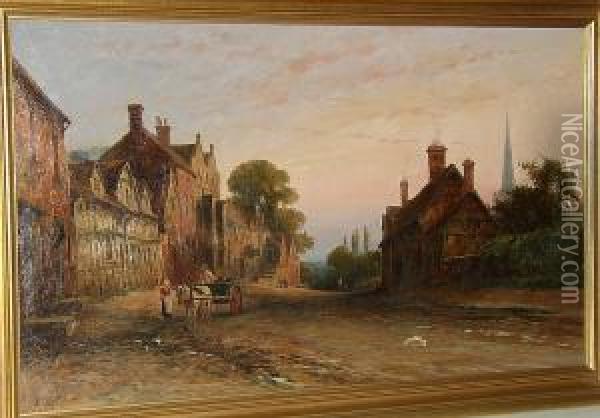 Chaddesley Corbett Oil Painting - Henry Martin Pope