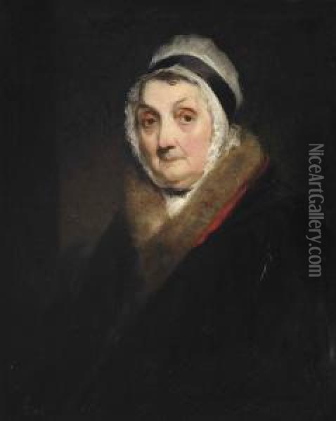 Portrait Of A Lady Oil Painting - William Owen