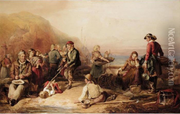 The Fisherman's Life Oil Painting - John Henry Mole