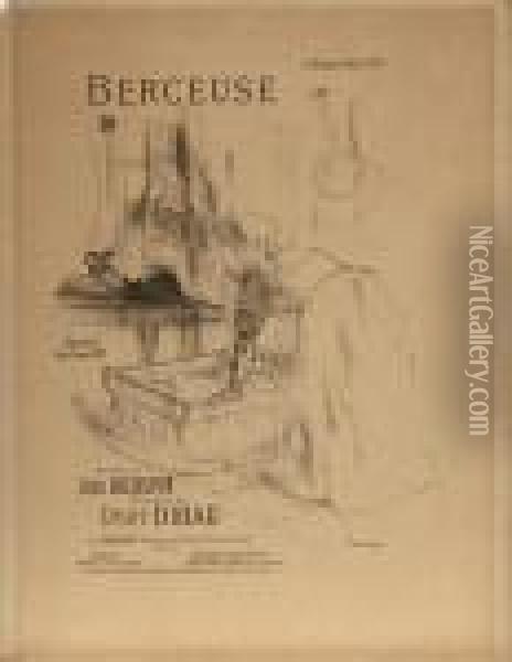 Berceuse Oil Painting - Henri De Toulouse-Lautrec