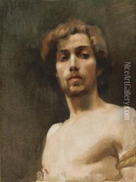 Christ Bound Oil Painting - Thomas Gilbert White