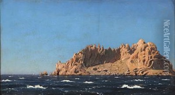 Fra Middelhavet Oil Painting - Holger Henrik Herholdt Drachmann