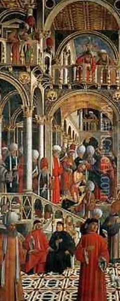The Baptism of St Anianus by St Mark Oil Painting - Giovanni di Niccolo Mansueti