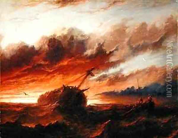 Shipwreck Oil Painting - Francis Danby
