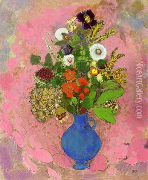 Flowers6 Oil Painting - Odilon Redon