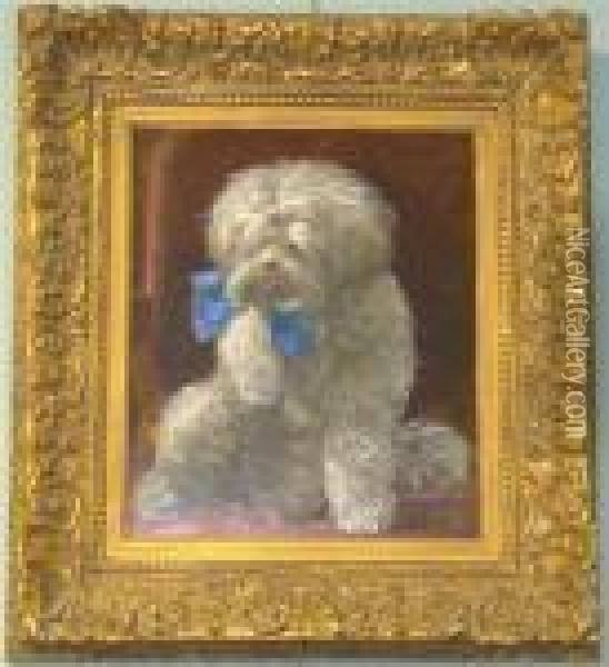 The Dog Pixie Oil Painting - Samuel Bough