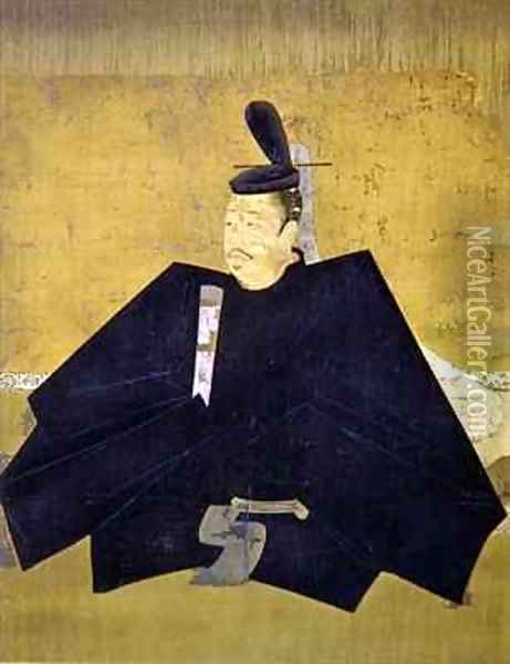 Taira no Shigemori Oil Painting - Takanobu Fujiwara