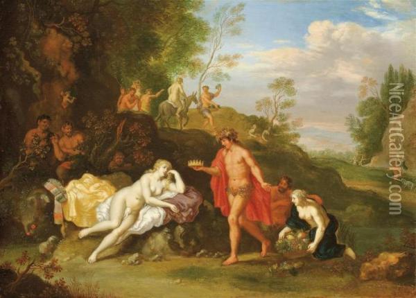 Bacchus And Ceres Oil Painting - Daniel Vertangen
