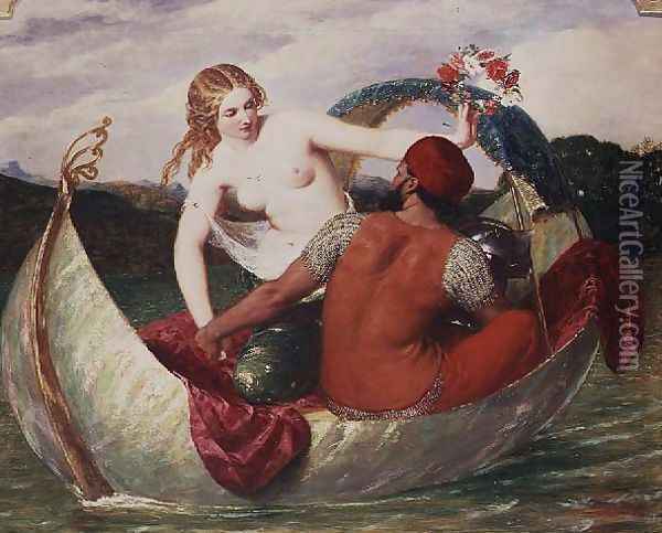 The Pearl Boat, c.1845 Oil Painting - Frederick Richard Pickersgill