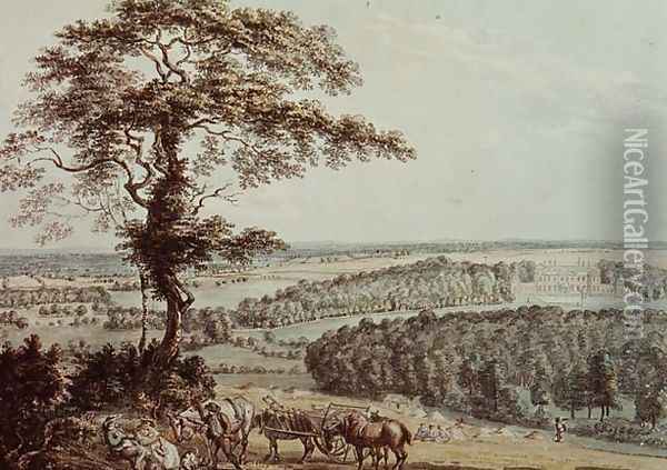 Hackwood Park Oil Painting - Paul Sandby