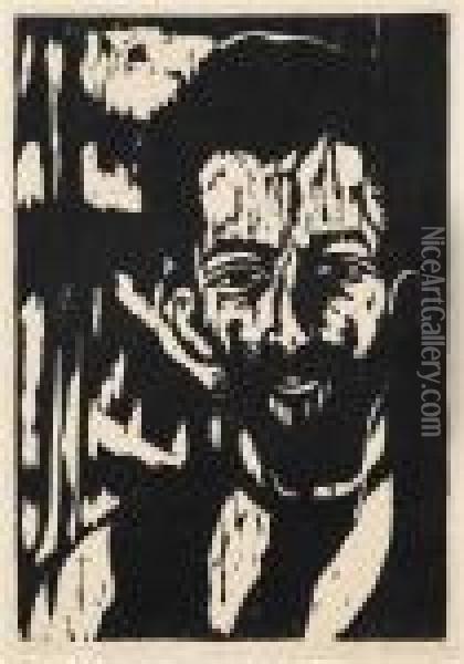 Portratalex (alexander Gerbig) Oil Painting - Ernst Ludwig Kirchner