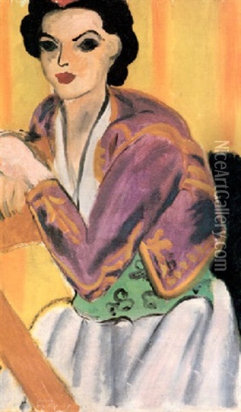 Bolero Violet Oil Painting - Henri Matisse
