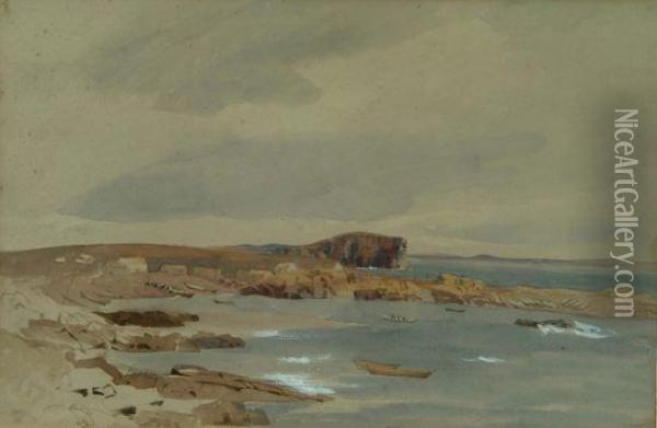 Isle Of Wight Oil Painting - William Sawrey Gilpin
