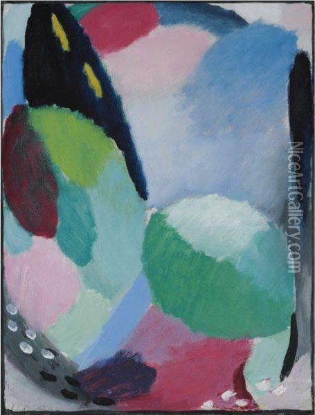 Variation: Sonnenaufgang Oil Painting - Alexei Jawlensky