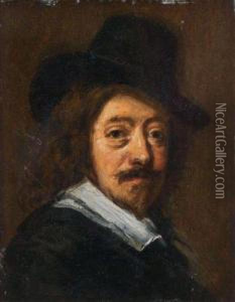 Portrait D'homme Oil Painting - Frans Hals