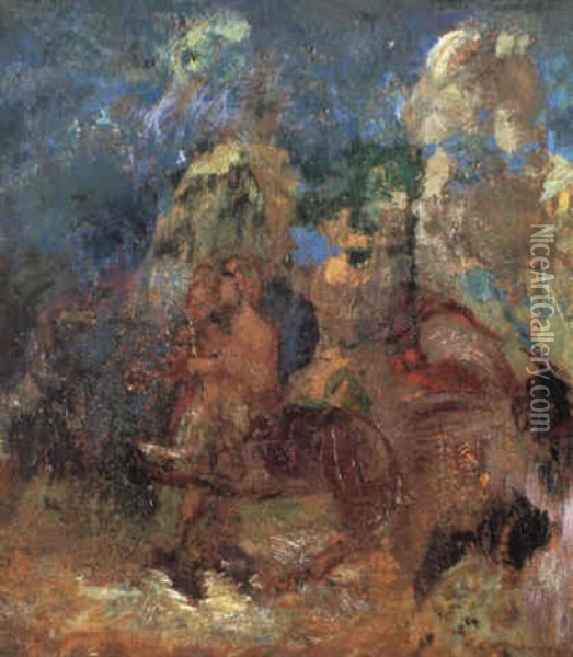 Le Centaure Oil Painting - Odilon Redon