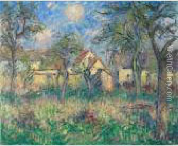 Le Jardin Oil Painting - Gustave Loiseau