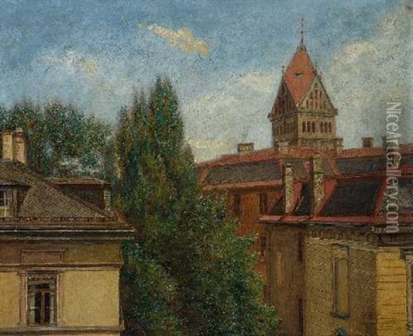 Im St. Anna-viertel In Munchen Oil Painting - Paul Felgentreff