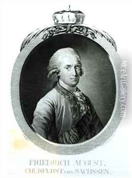 Portrait of Frederick Augustus I 1750-1827 King of Saxony Oil Painting - Anton Graf