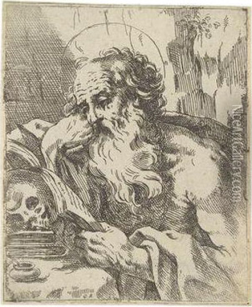Der Hl. Hieronymus Oil Painting - Guido Reni