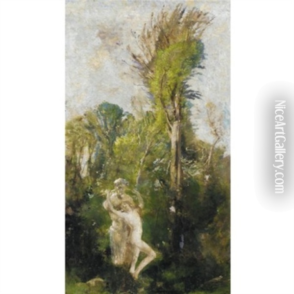 The Wood Nymph Oil Painting - Charles Sims