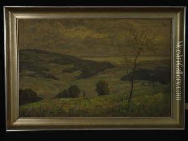 Bodenseelandschaft Oil Painting - Erwin Starker