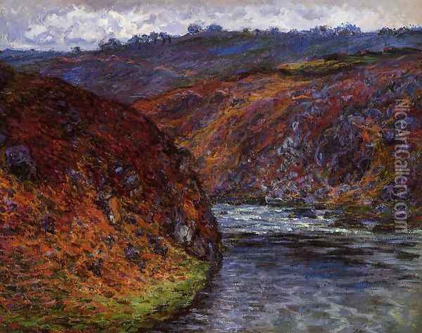 Valley of the Creuse, Grey Day Oil Painting - Claude Oscar Monet
