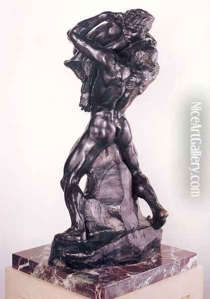 I Am Beautiful (or The Abductor) Oil Painting - Auguste Rodin