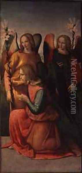 Three Angels 2 Oil Painting - Ridolfo Ghirlandaio
