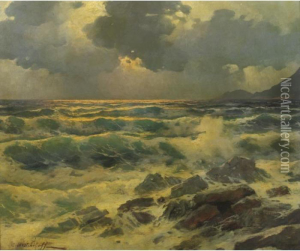Seascape Oil Painting - Constantin Alexandr. Westchiloff