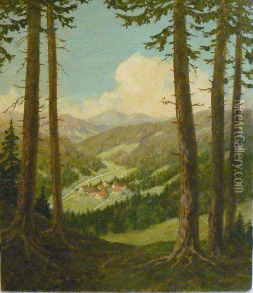 Hieni- Merre Oil Painting - Franz Hienl-Merre