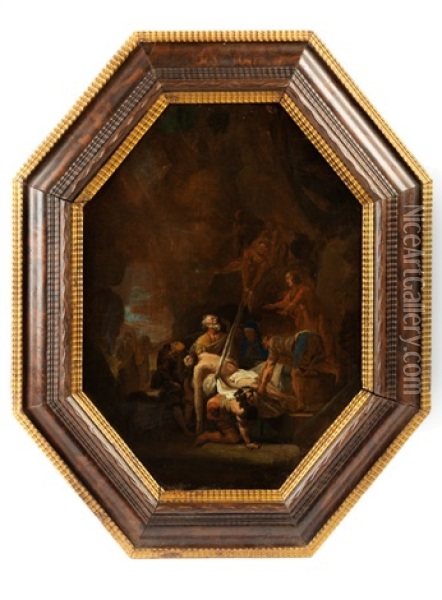 Kreuzabnahme Christi Oil Painting - Leonard Bramer