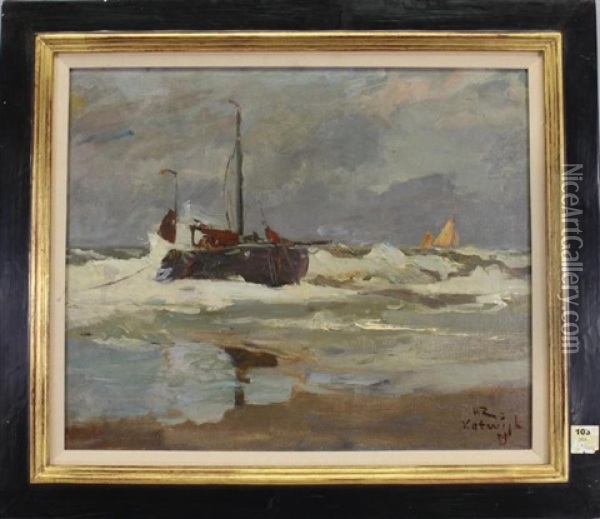 Coastal Painting Oil Painting - Henry Reuterdahl