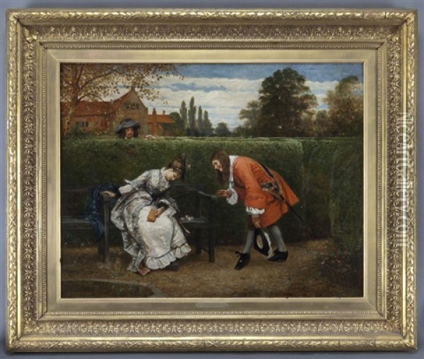 Love In A Maze Oil Painting - George Adolphus Storey