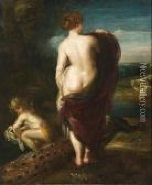 Giunone E Cupido Oil Painting - Peter Paul Rubens