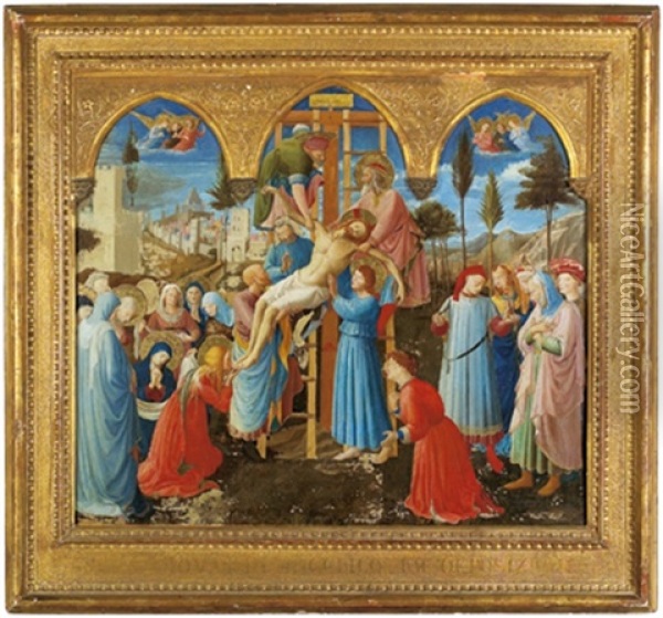 La Deposizione Dalla Croce Oil Painting - Fra Angelico
