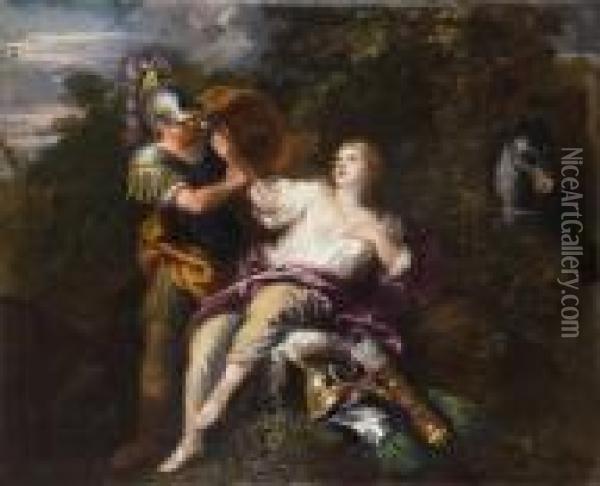 Rinaldo Und Armida Oil Painting - Pietro Da Cortona (Barrettini)