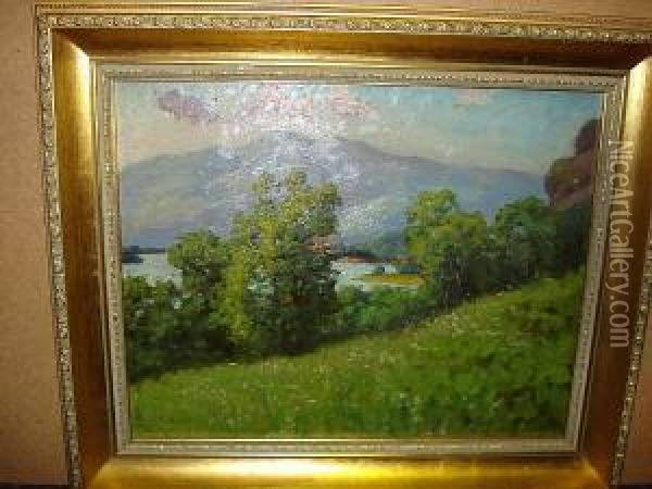 Keswick Oil Painting - Rudolph Onslow-Ford