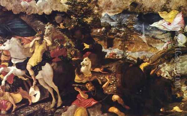 Conversion of Saint Paul Oil Painting - Jacopo Tintoretto (Robusti)