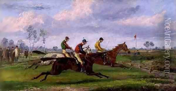 A Steeplechase 2 Oil Painting - Henry Thomas Alken