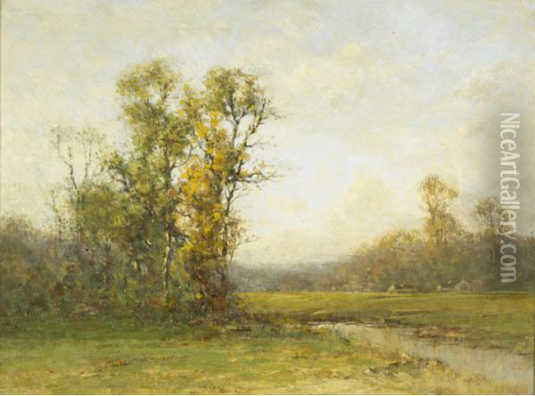 Pennsylvania Landscape Oil Painting - Edward Loyal Field