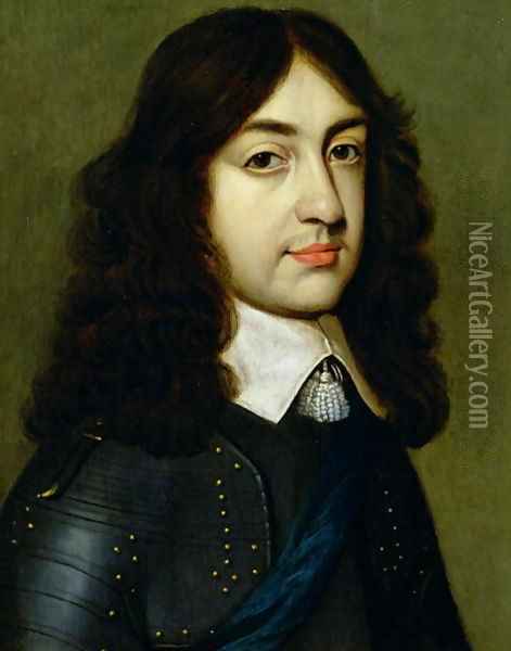 Portrait of Charles II Oil Painting - Gerrit Van Honthorst
