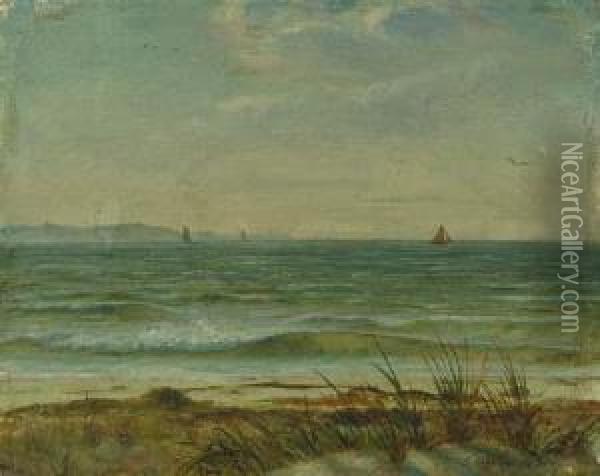 Along The North Shore, Long Island Oil Painting - William Sidney Mount
