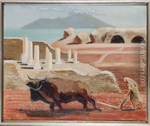 Carthage Oil Painting - Ewald Albin Filip Dahlskog