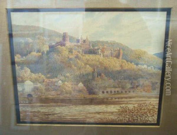 Heidelberg Oil Painting - Axel Henrik Hulle